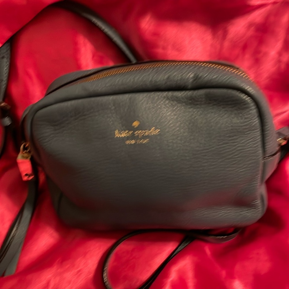 Kate Spade Med Blue Crossbody Great Condition